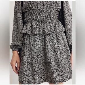 Madewell Pull-On Tier Mini Skirt in Tudor Floral Skirt Only